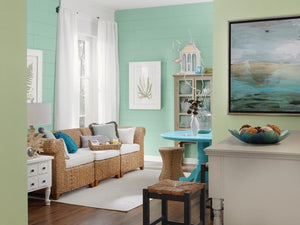 Coastal Inspired Living Rooms