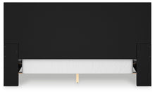 Londer - Black - California King Panel Bed