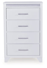Jarlee - White - Four Drawer Chest