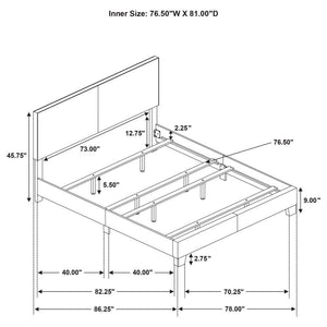 Dorian - Upholstered Panel Bed