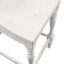 Magnolia Manor - Spindle Back Counter Chair - White