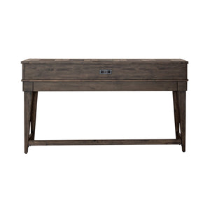 Arrowcreek - Console Bar Table - Dark Brown