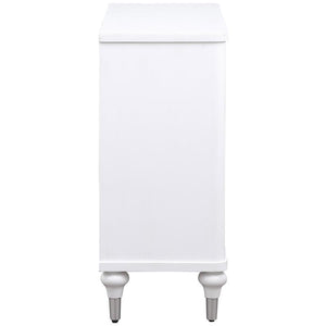 Cardella - 2 Door Mandala Accent Cabinet - Distressed White