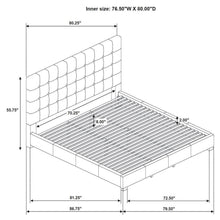 Medley - Genuine Leather Platform Bed