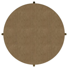 Arini - Round Coffee Table With Storage Shelf