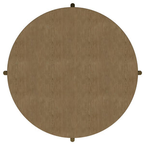 Arini - Round Coffee Table With Storage Shelf