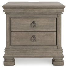 Lexorne - Three Drawer Night Stand - Gray