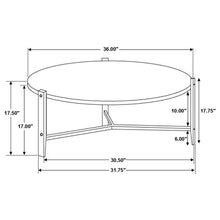 Tandi - Round Faux Marble Table