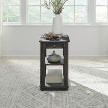 Wallace - Chair Side Table - Brown