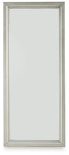 Evesen - Champagne - Floor Standing Mirror With Storage