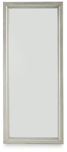Evesen - Champagne - Floor Standing Mirror With Storage