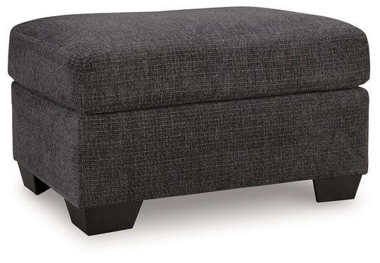 Loreo - Ottoman - Ebony