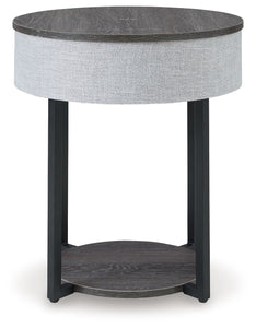 Sethlen - Accent Table - Gray / Black