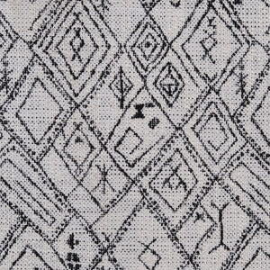 Amera - Accent Chair - Black With Petroglyph Print