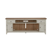 Fireplace TV Consoles - 80" Fireplace TV Console - Brown