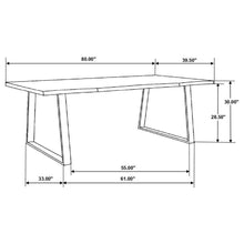 Ditman - Live Edge Dining Table - Gray Sheesham