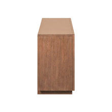 Fireplace TV Consoles - 214 84'' Console With Fire FTS Multiplees - Light Brown