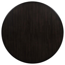 Catley - 5 Piece Round Drop Leaf Dining Table Set - Dark Coffee