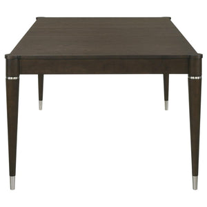 Reseda - 81" Extension Leaf Dining Table - Ash Brown