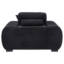 Octavia - Fabric Upholstered Track Arm Accent Chair
