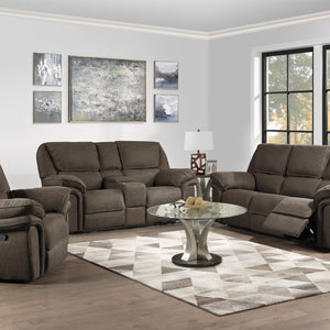Allyn - Power Sofa - Gray Taupe