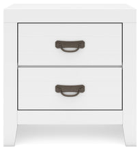 Binterglen - White - Two Drawer Night Stand