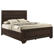 Kauffman - Wood Storage Panel Bed