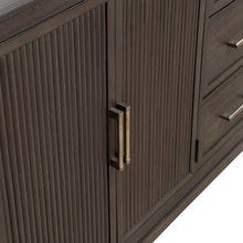 Modern Edge - 2 Door 6 Drawer Dresser - Brown