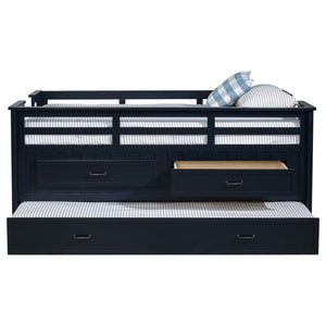 Carlsbad - Wood Captains Bed With Trundle