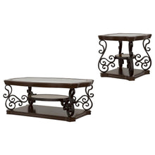 Laney - Glass Top Coffee And End Table Set