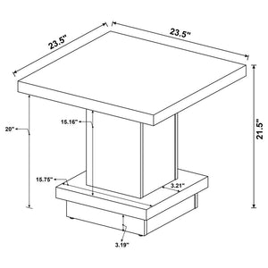 Reston - Square Coffee Table Set