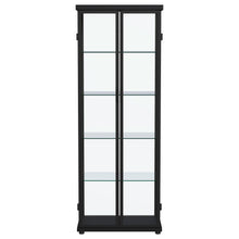 Aero - 5-Shelf Display Curio Cabinet With Led Lighting