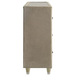 Lorient - 8-Drawer LED Bedroom Flame Box Dresser