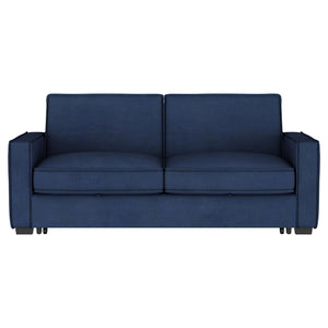 Gretchen - Multipurpose Upholstered Convertible Sleeper Sofa Bed - Navy Blue