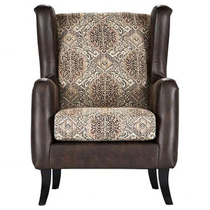 Elmbrook - Upholstered Rolled Arm Sofa Set With Intricate Wood