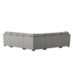Analiese - 5 Piece Sectional - Dove Gray