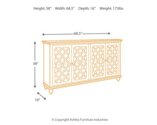 Mirimyn - Antique Teal - Accent Cabinet - Vintage Finish