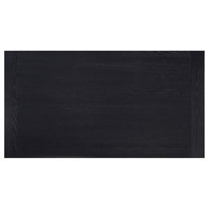 Newport - Rectangular Wood Trestle Dining Table - Black