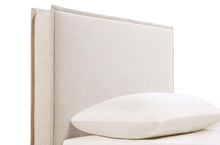 Izzy - Upholstered Twin Panel Headboard - Sand