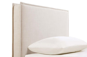 Izzy - Upholstered Twin Panel Headboard - Sand