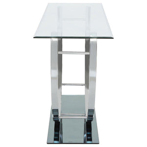 Danville - Rectangular U-Shaped Glass Top Table