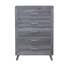 Rappa - 5-Drawer Wood Dresser - Warm Gray
