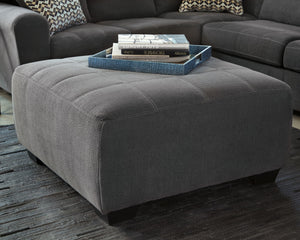 Ambee - Slate - Oversized Accent Ottoman