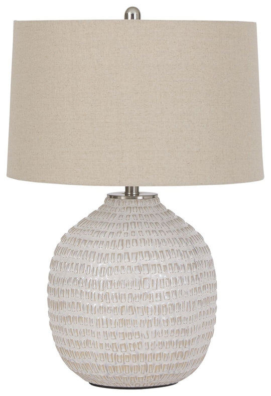 Jamon - Ceramic Table Lamp  - Beige