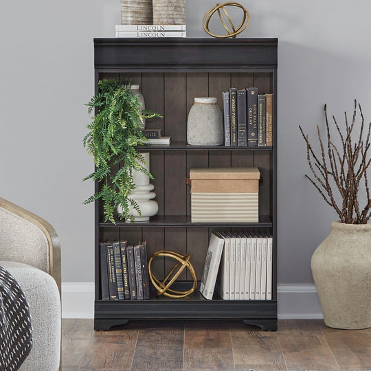 Meritage - 48" Bookcase (RTA) - Black