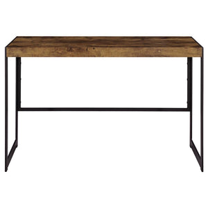 Estrella - Engineered Wood Writing Desk - Rustic Nutmeg