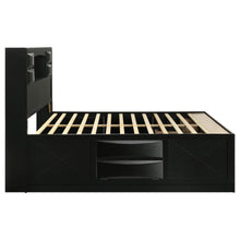 Briana - Wood Storage Bookcase Bed