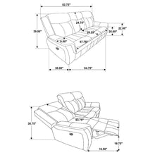 Lawrence - Upholstered Reclining Sofa Set