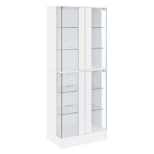 Cabra - 4-door LED Curio Display Cabinet
