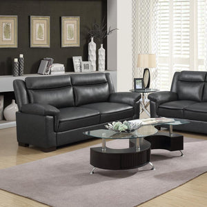 Arabella - Upholstered Padded Arm Sofa - Gray